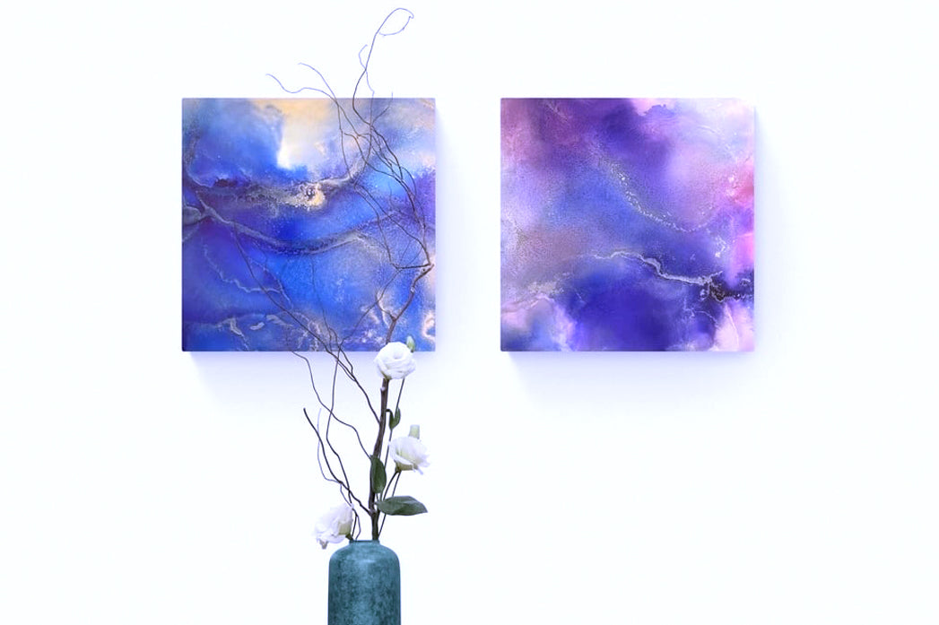 Megumi MATSUKAWA : PANEL ART : Mood collection Blue