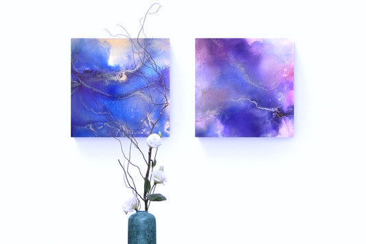 Megumi MATSUKAWA : PANEL ART : Mood collection Blue